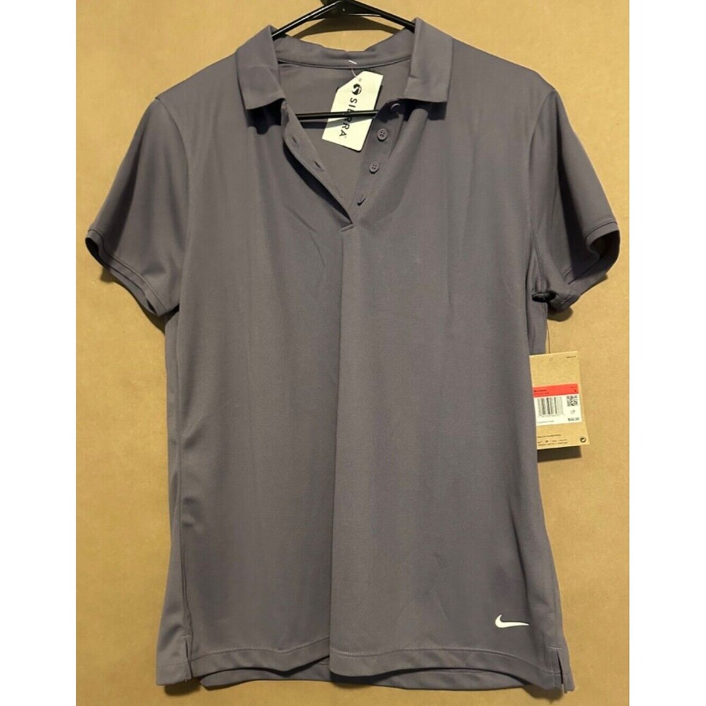 Nike Dri-Fit Victory Women’s Golf Polo Purple Large NWT